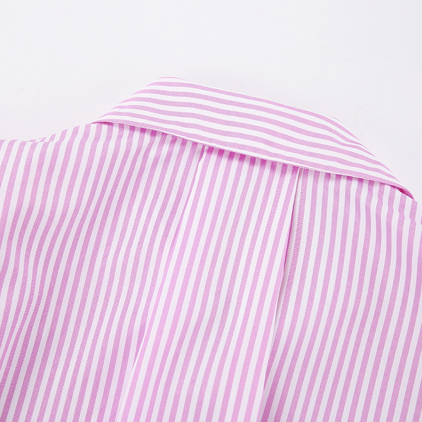 Elegant Long Sleeve Stripe Pattern
