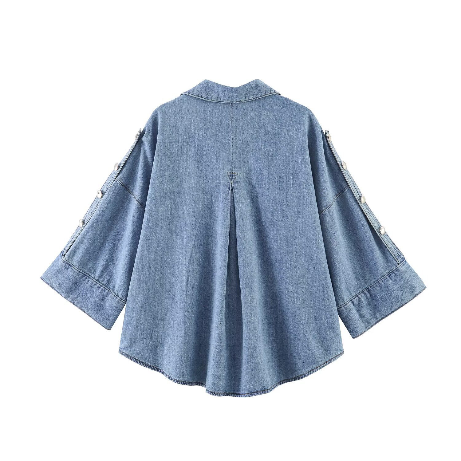 legant Solid Color Long Sleeve Polyester Shirt