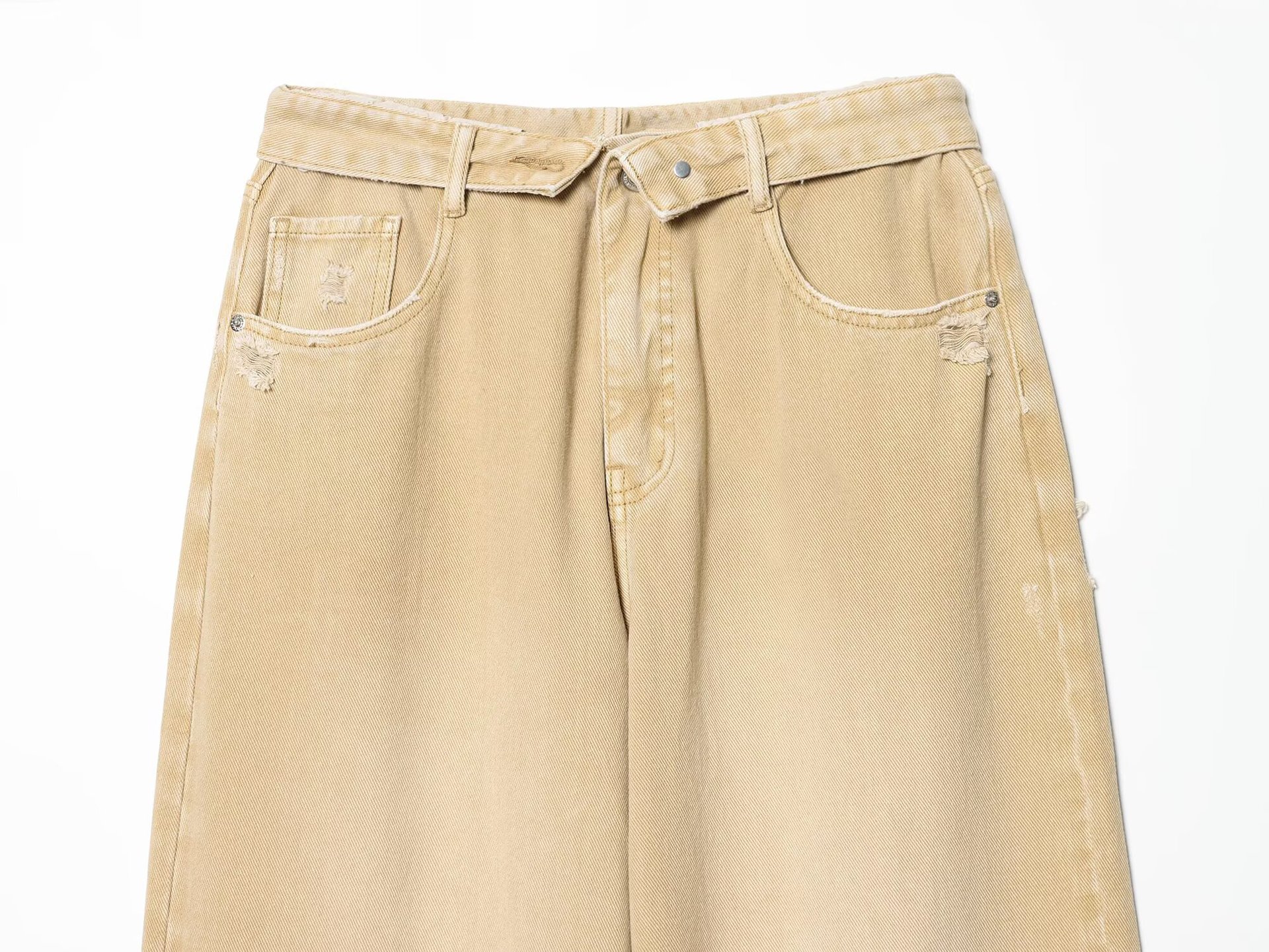 Casual Full Length Jeans With Printing