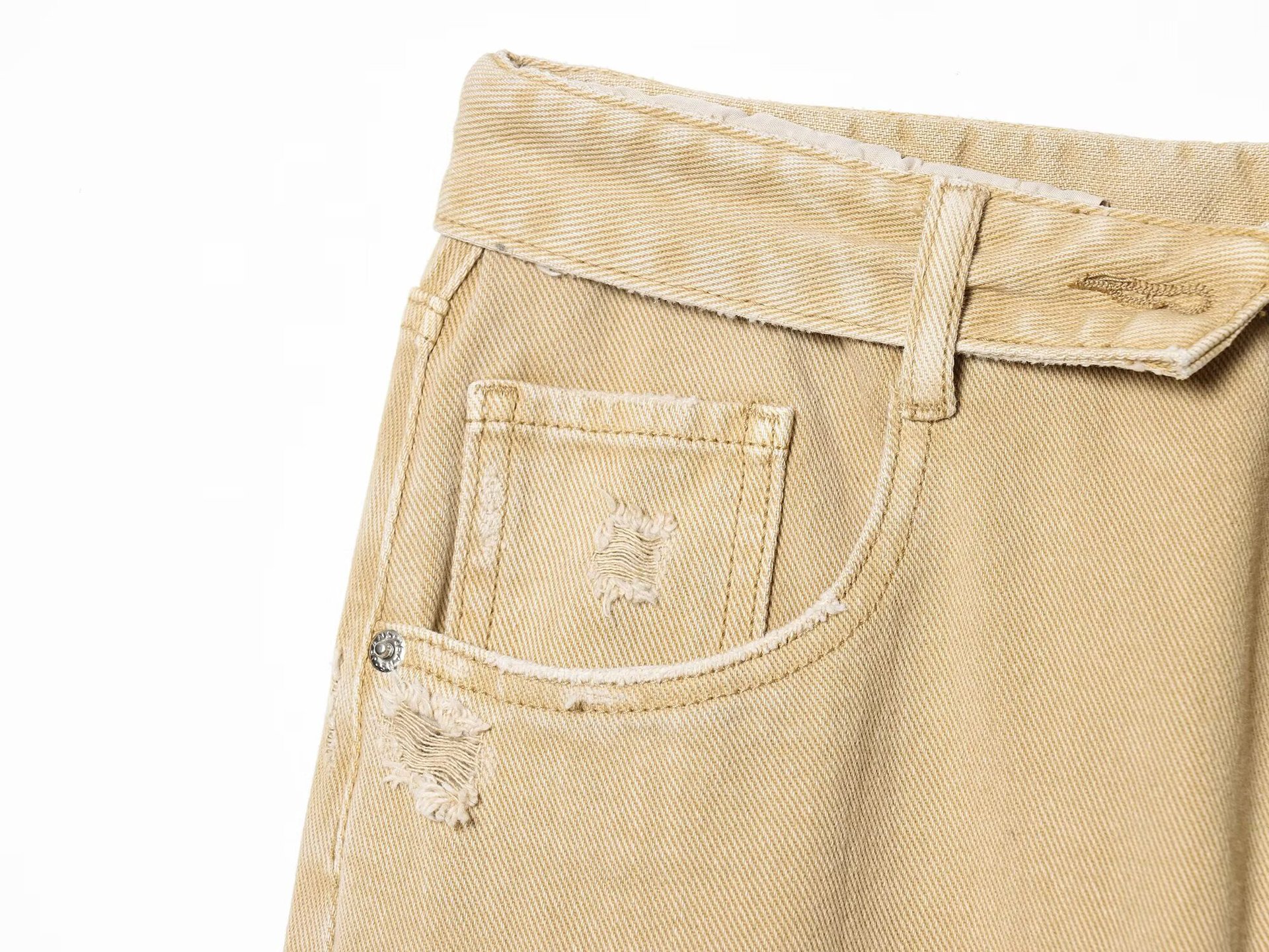 Casual Full Length Jeans With Printing