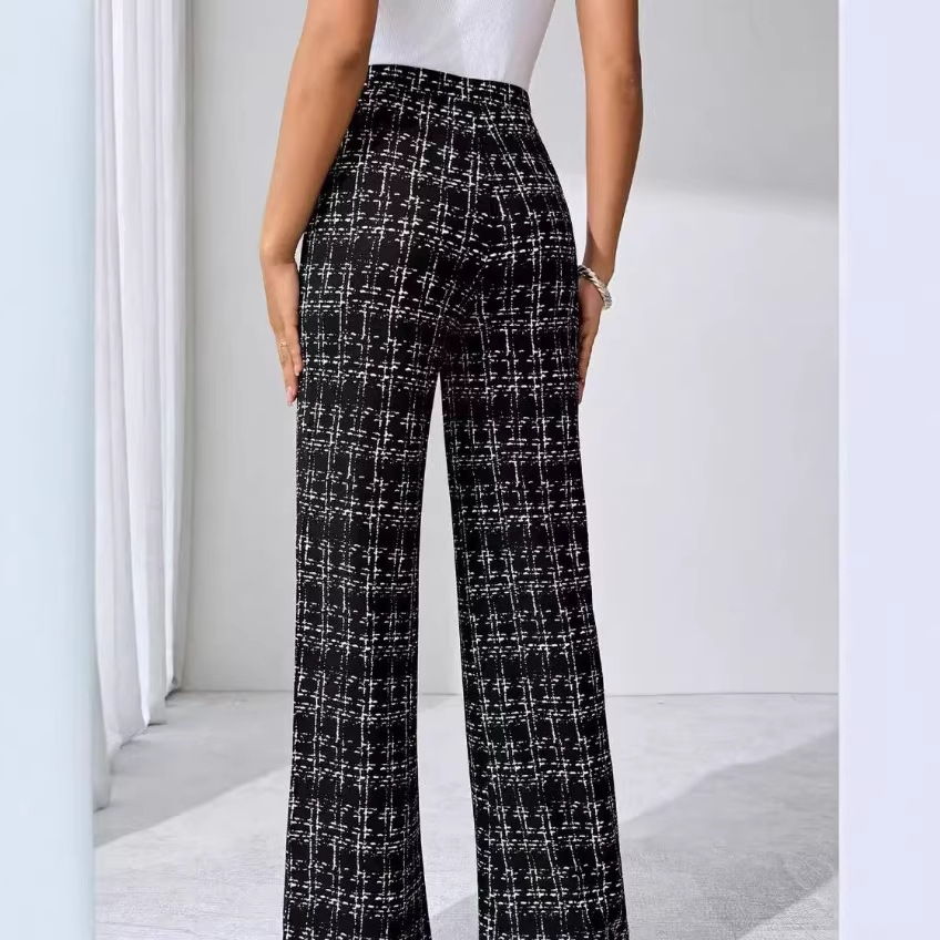 Casual Full Length Pants With Printing Pattern