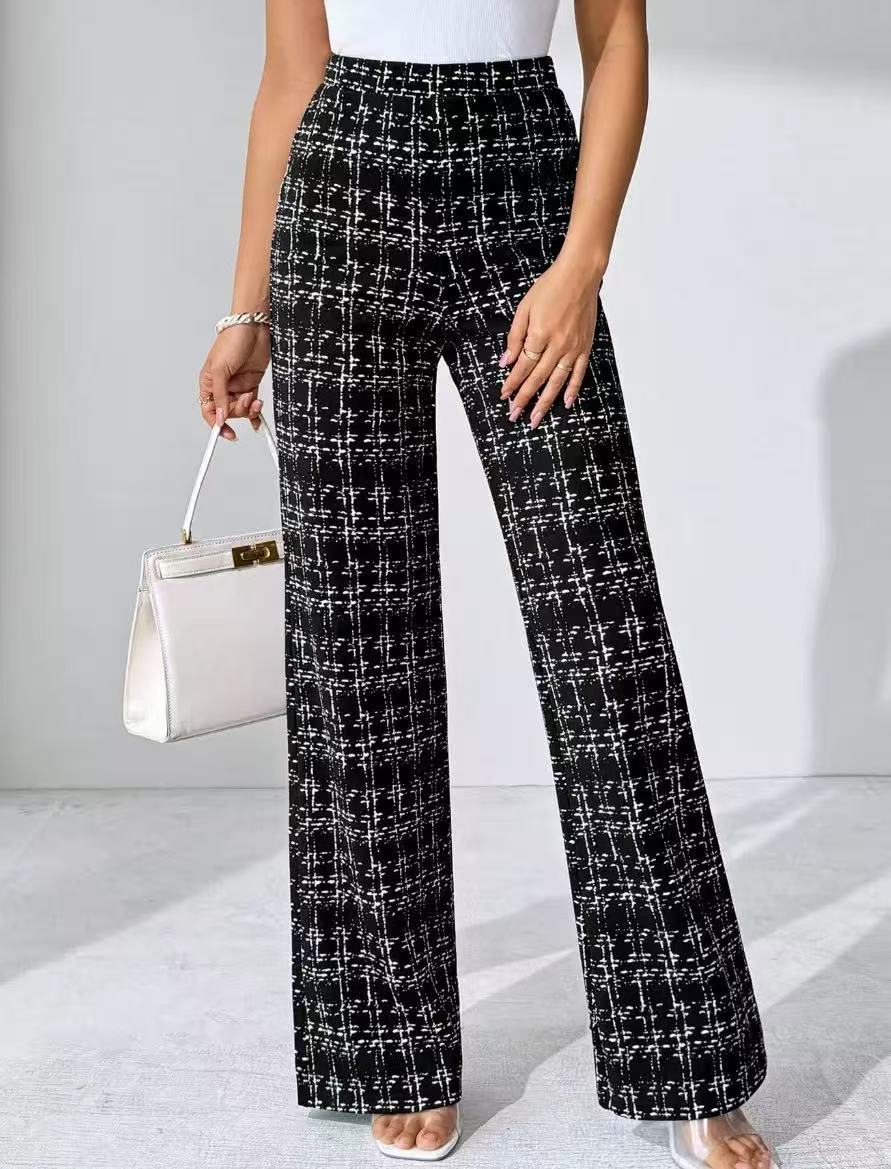 Casual Full Length Pants With Printing Pattern