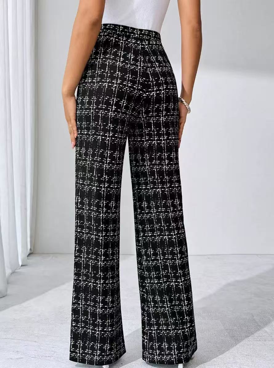 Casual Full Length Pants With Printing Pattern