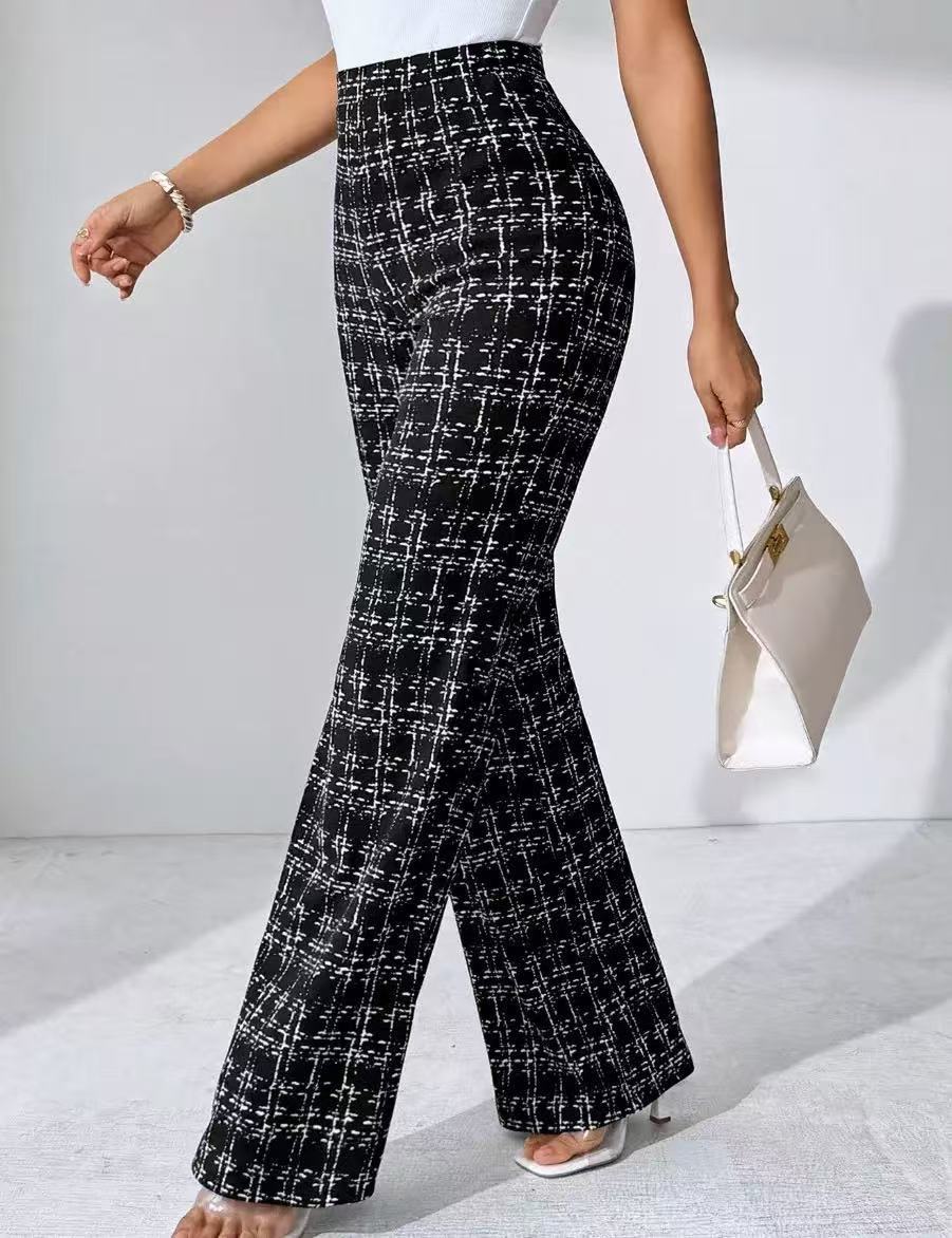 Casual Full Length Pants With Printing Pattern