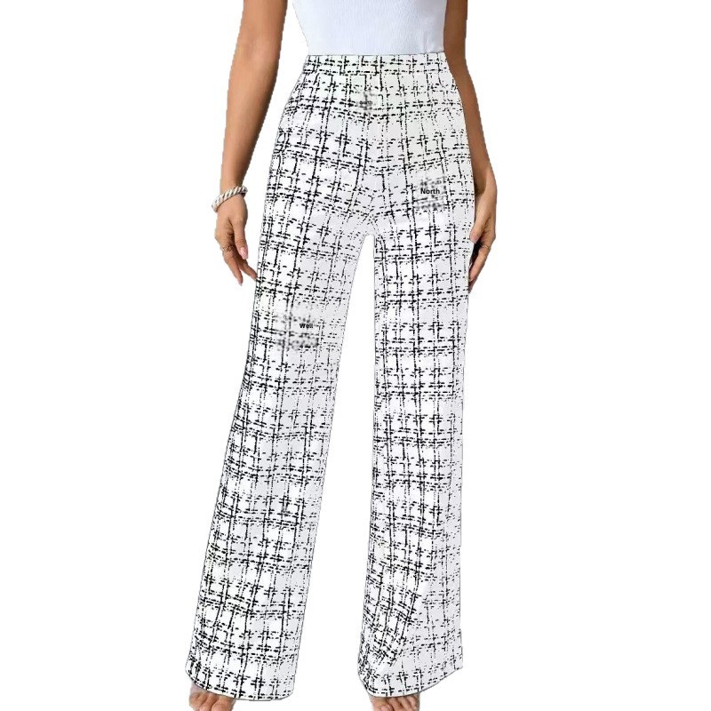 Casual Full Length Pants With Printing Pattern