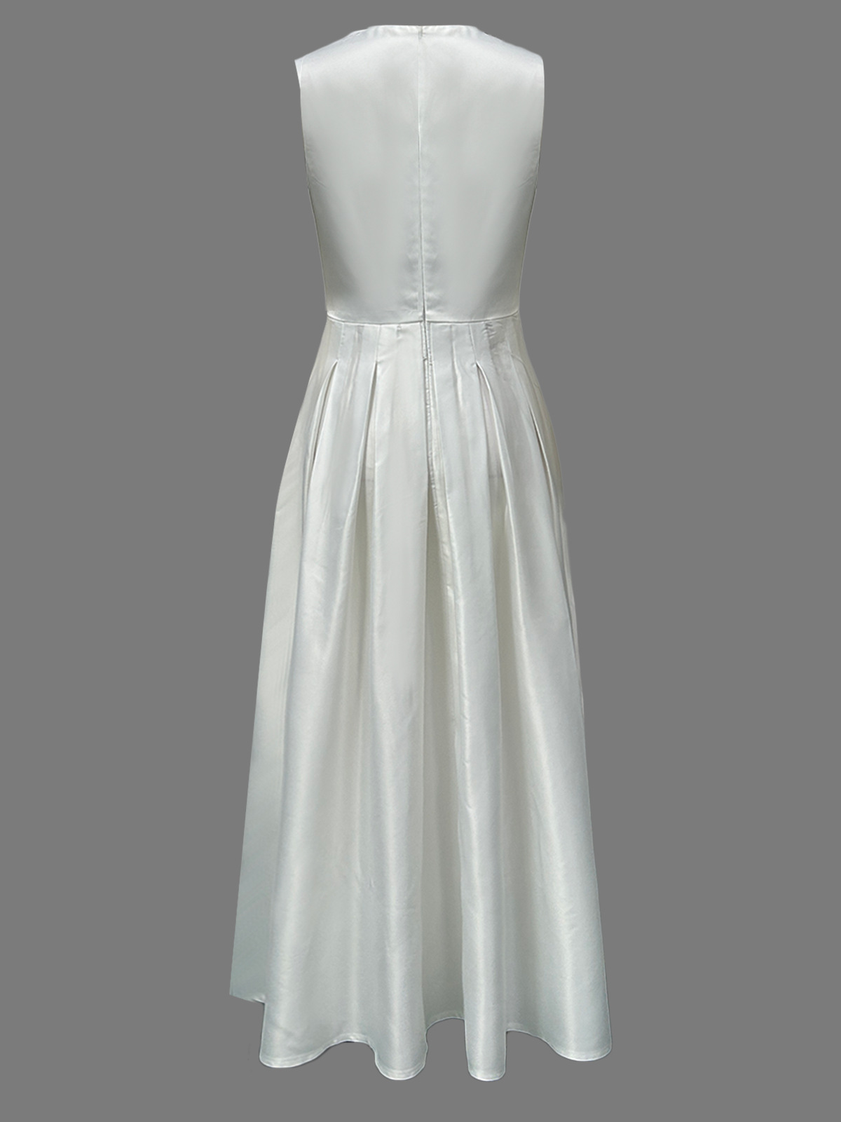 Dress In Polyester Fabric, Available As Midi Dress