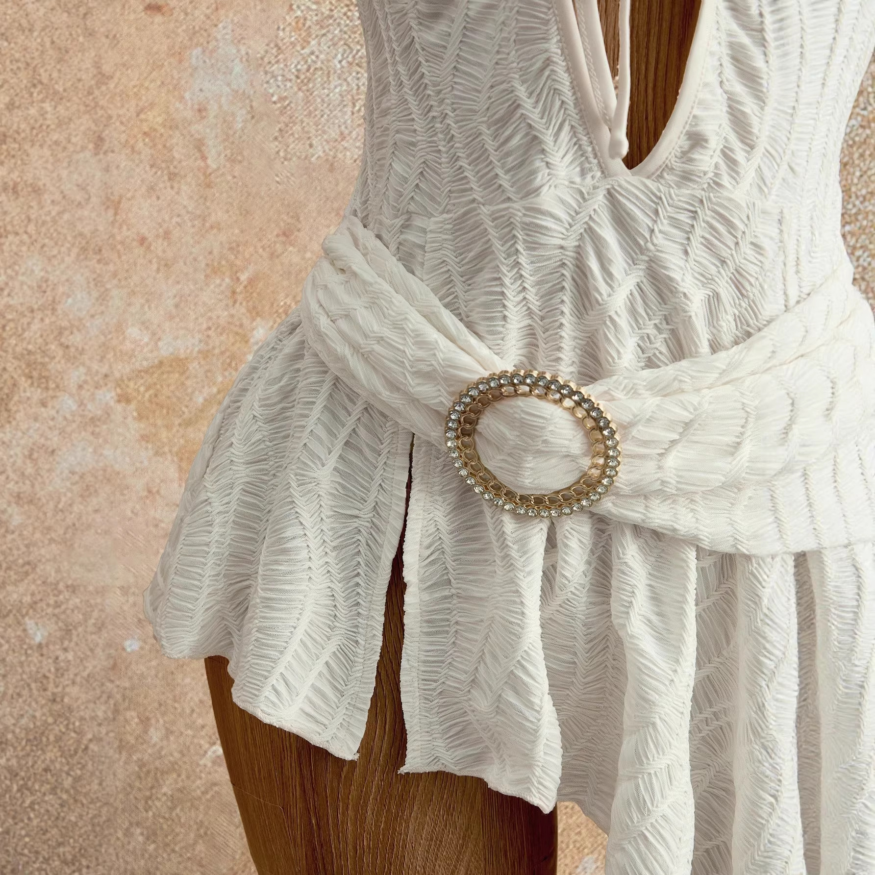 Elegant Solid Color Sleeveless Strap Dress