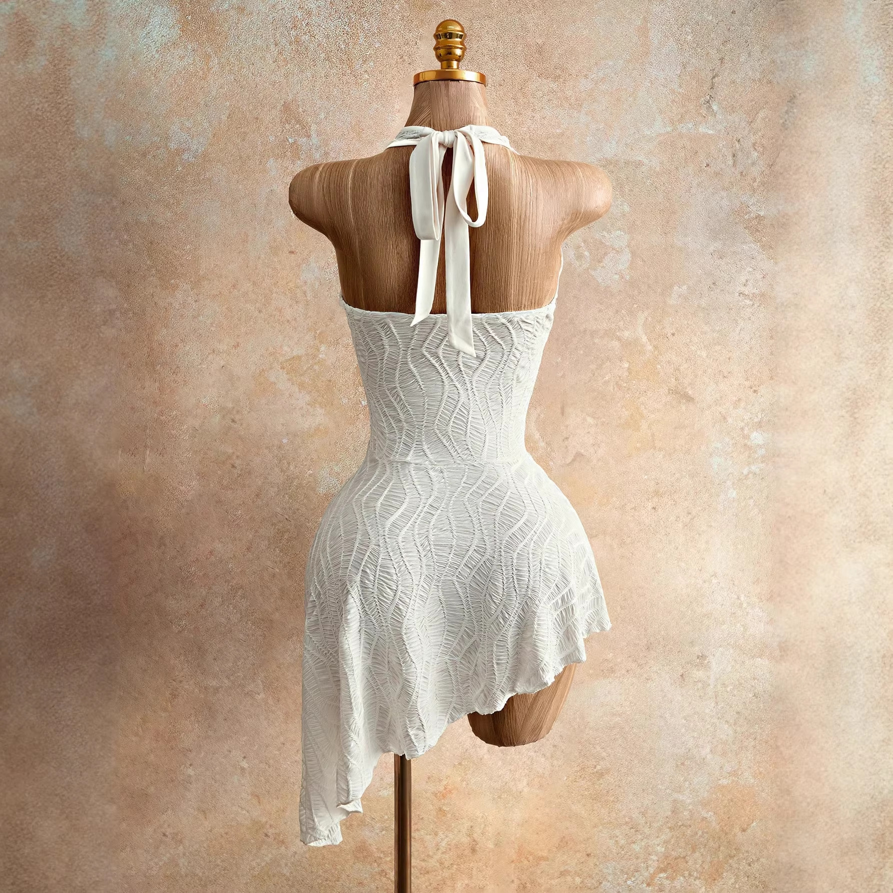 Elegant Solid Color Sleeveless Strap Dress