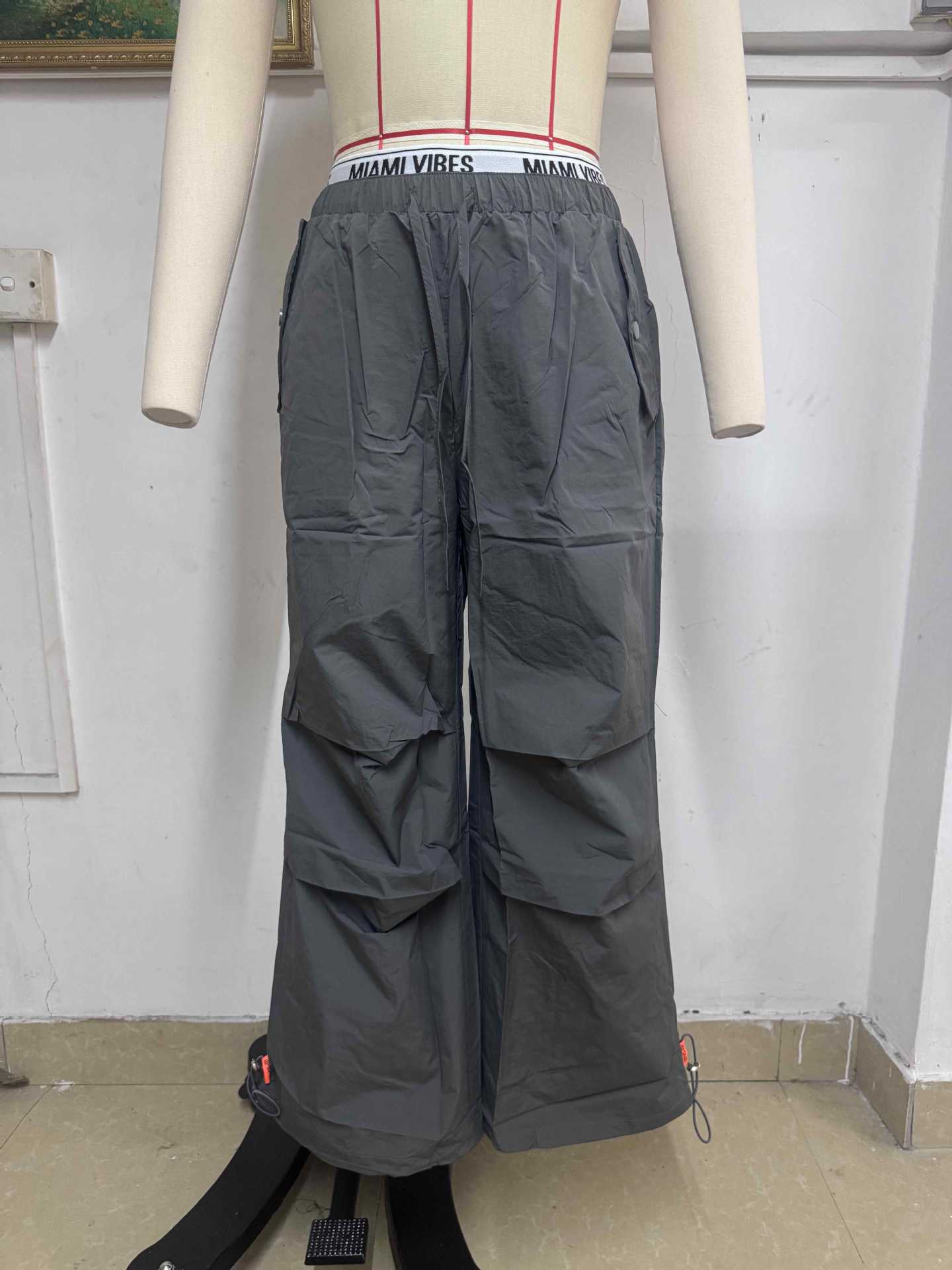 Vintage Style Color Block Cargo Pants