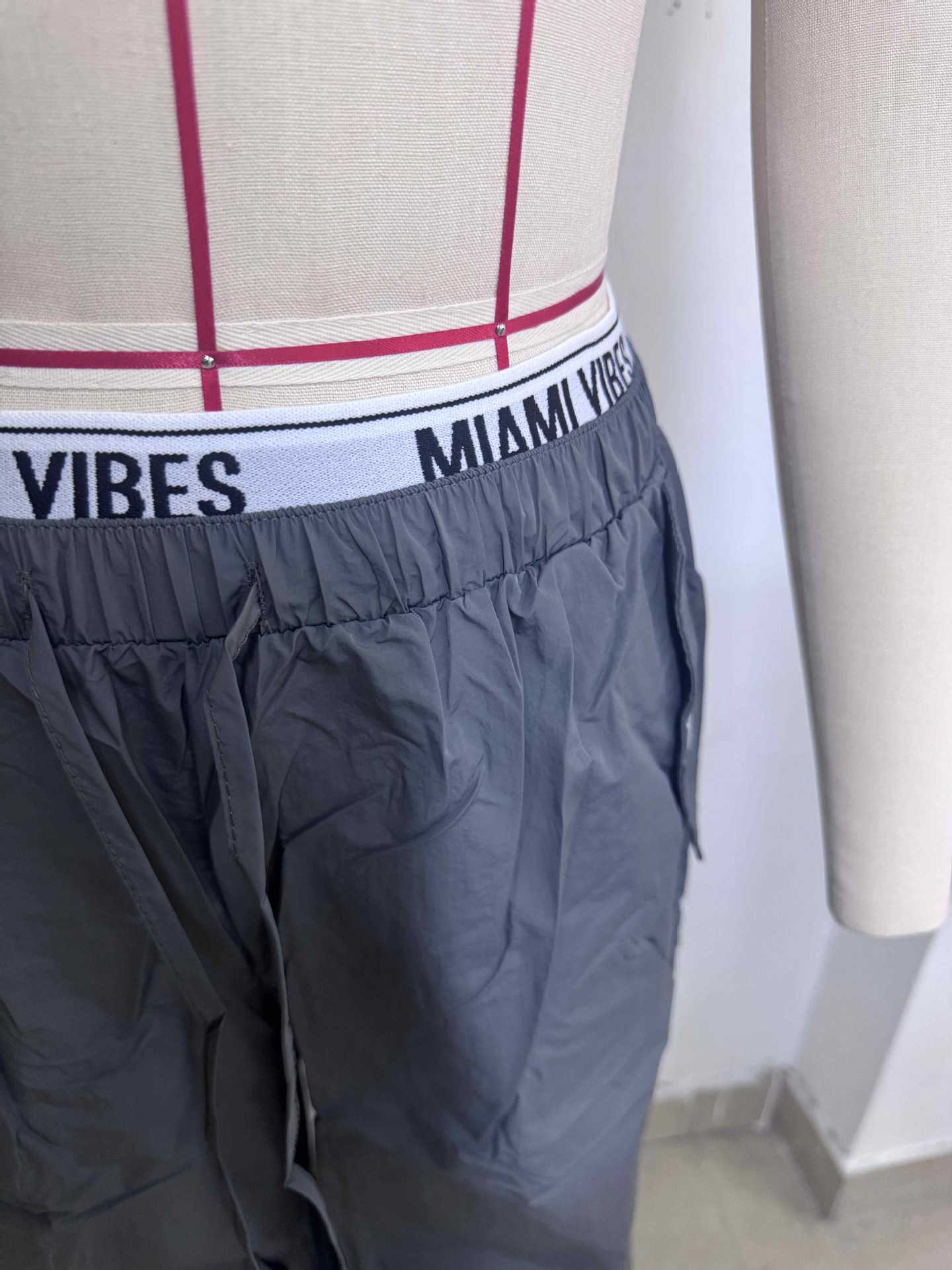 Vintage Style Color Block Cargo Pants