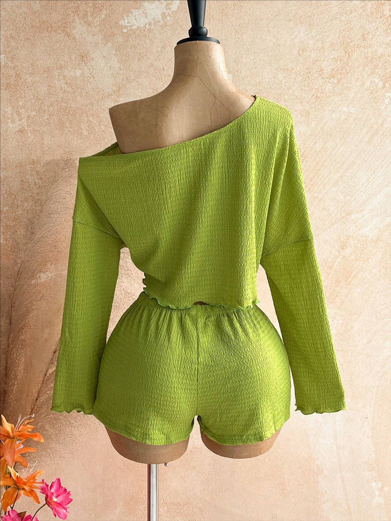 Color Block Shorts Co-ord Set