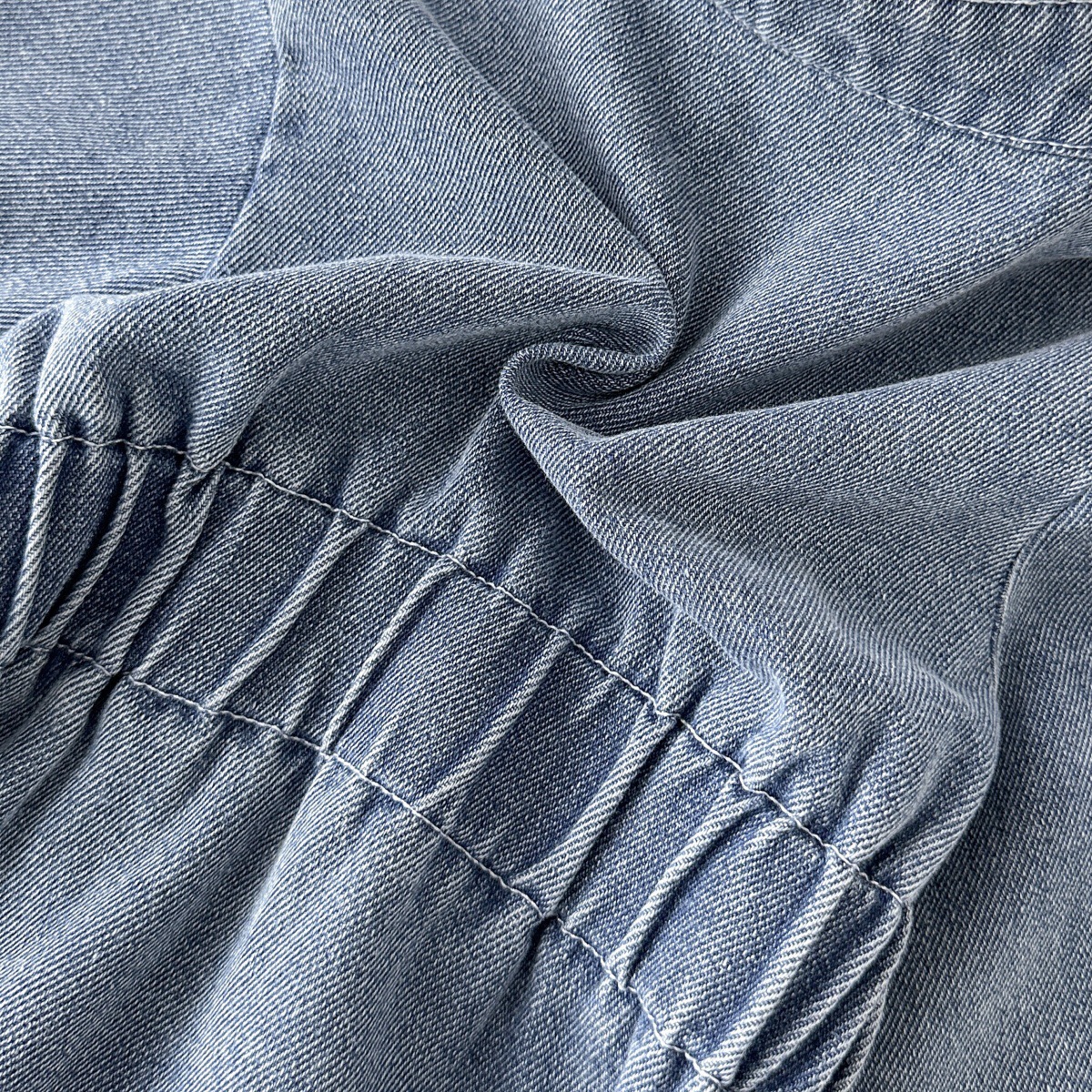 Solid Color Cotton Toddler Girl's Denim Jacket