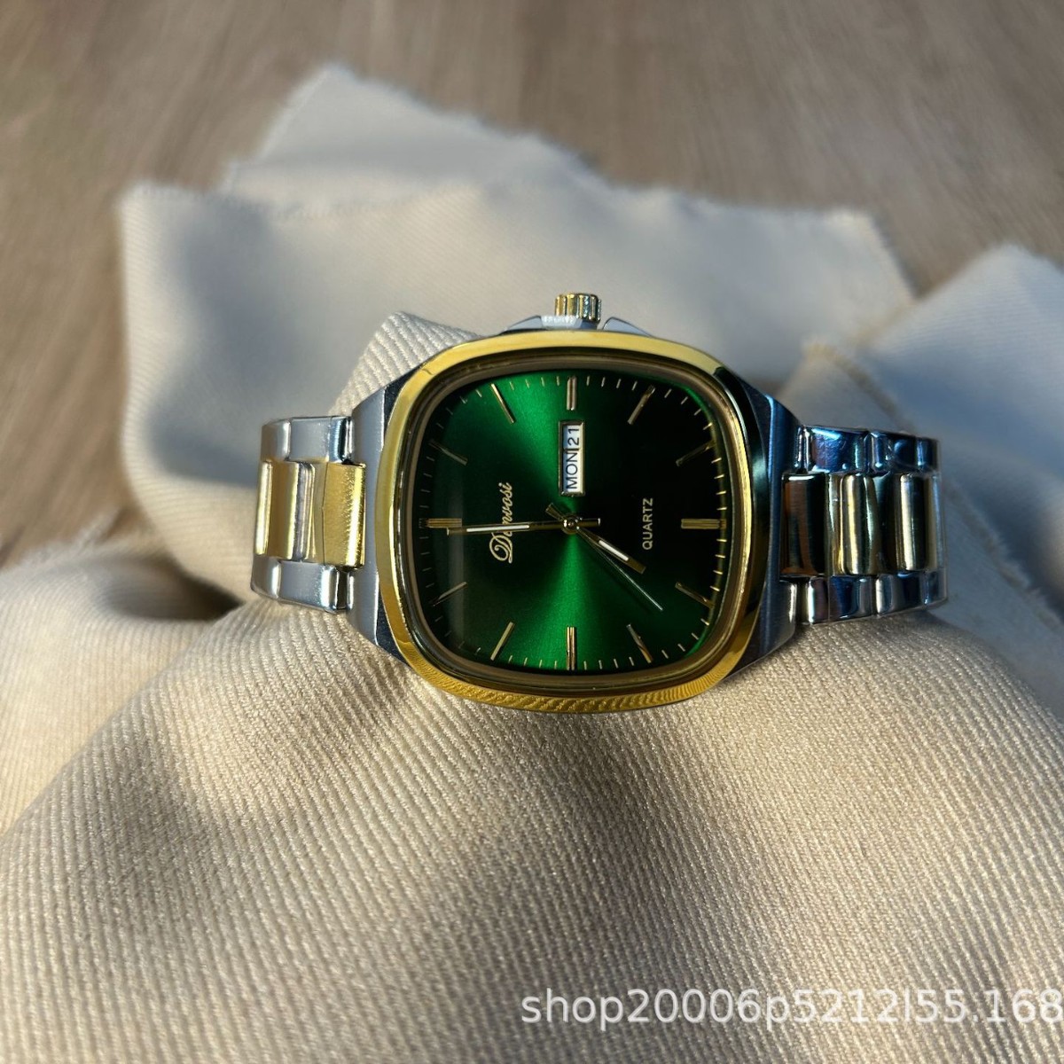 Men's Square Quartz Watch