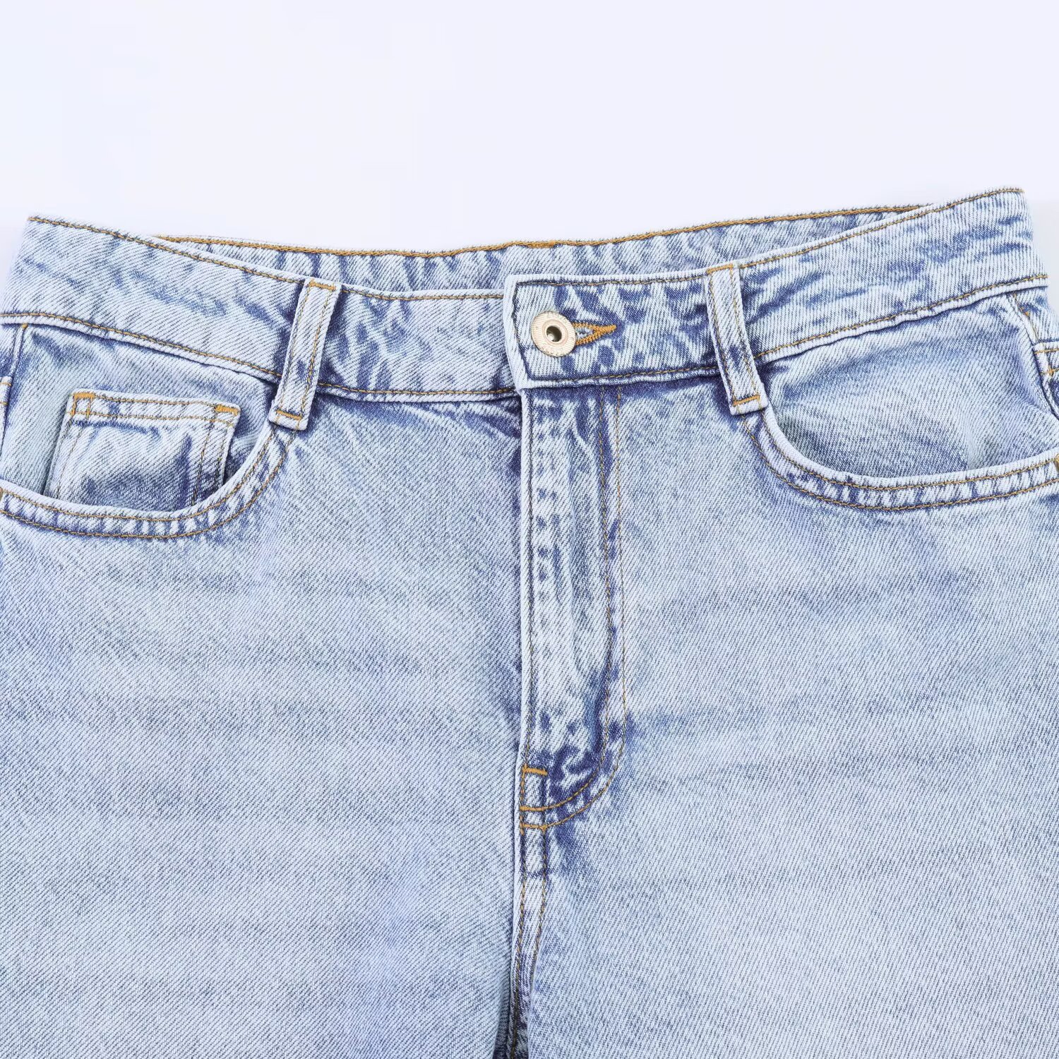 Casual Full Length Jeans With Printing