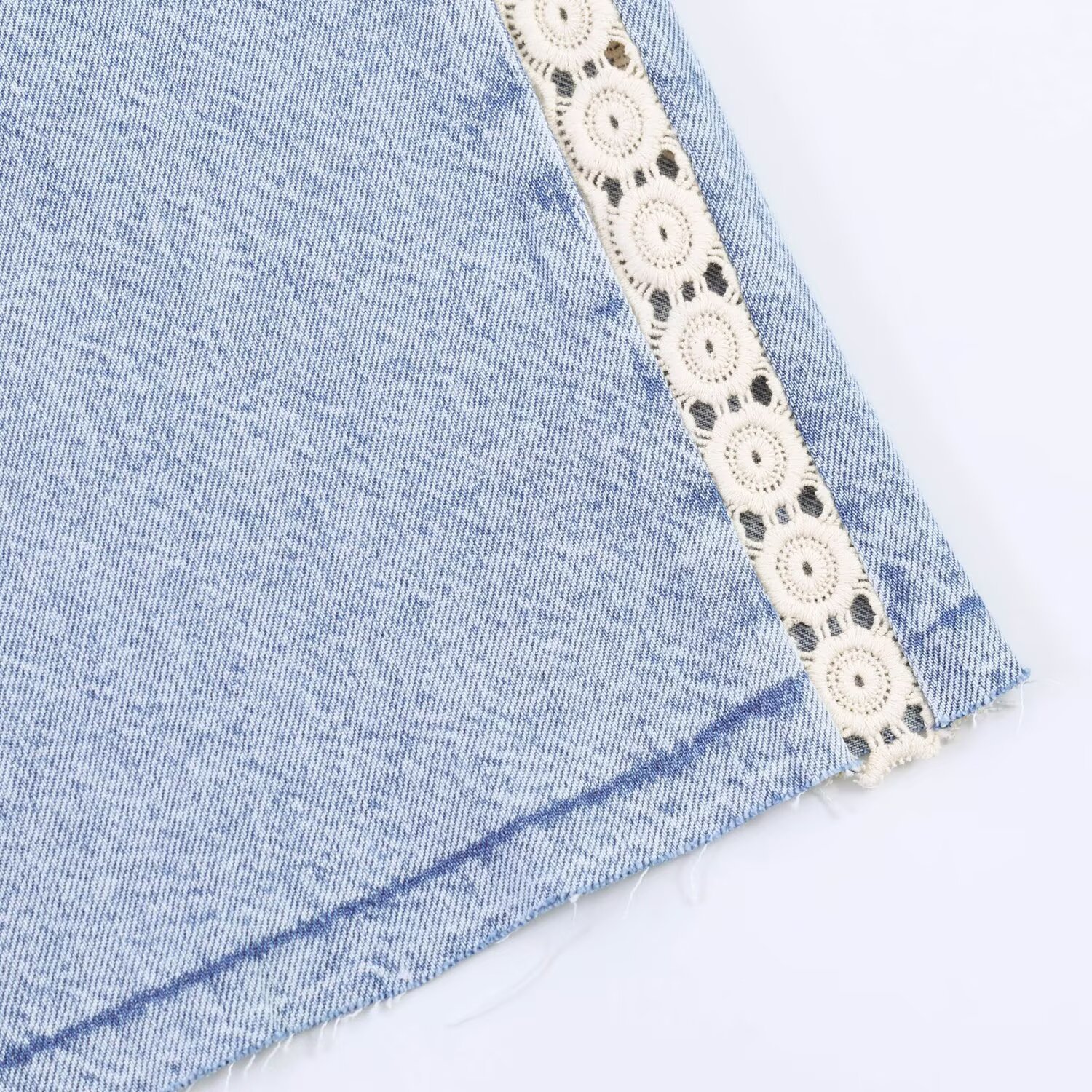 Casual Full Length Jeans With Printing