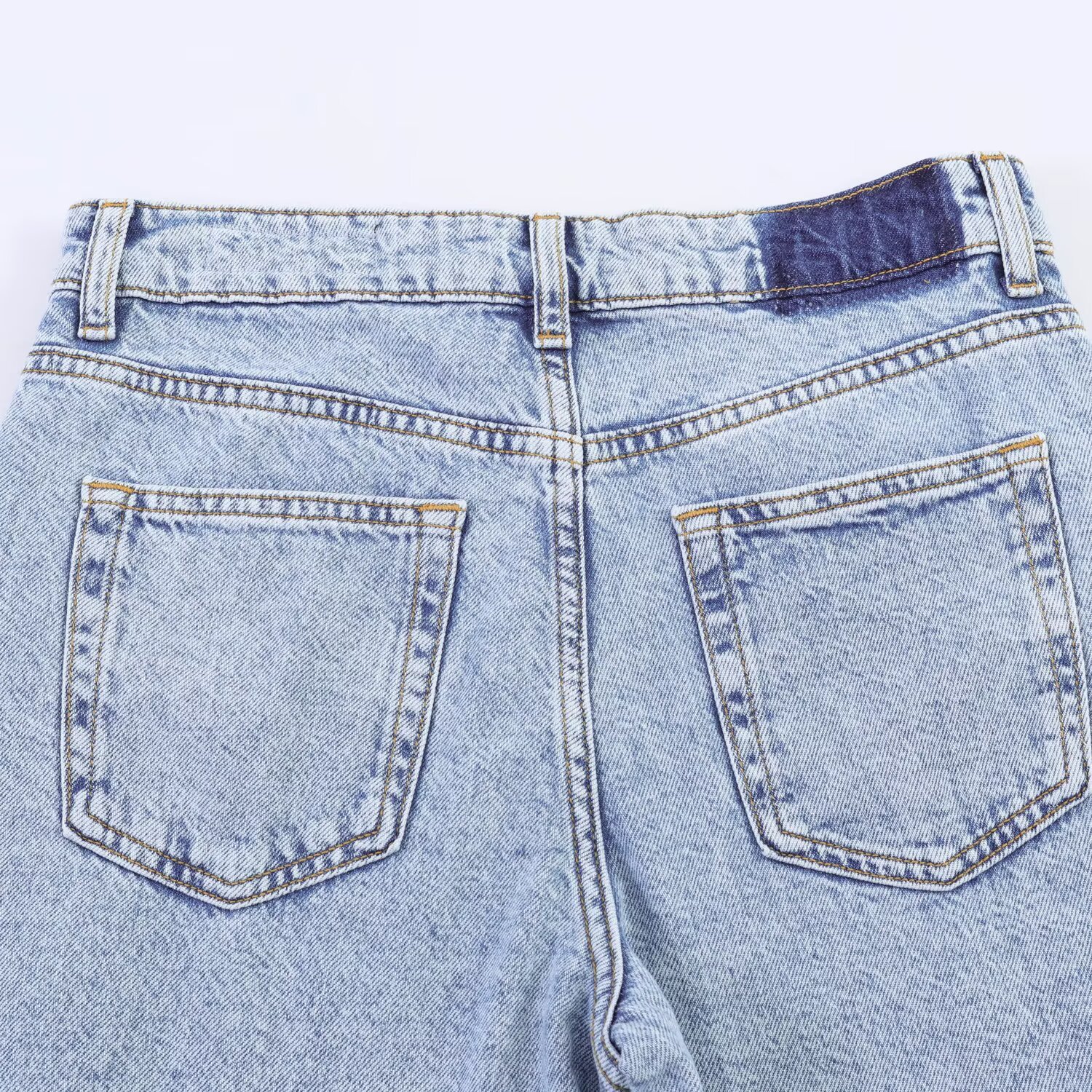 Casual Full Length Jeans With Printing