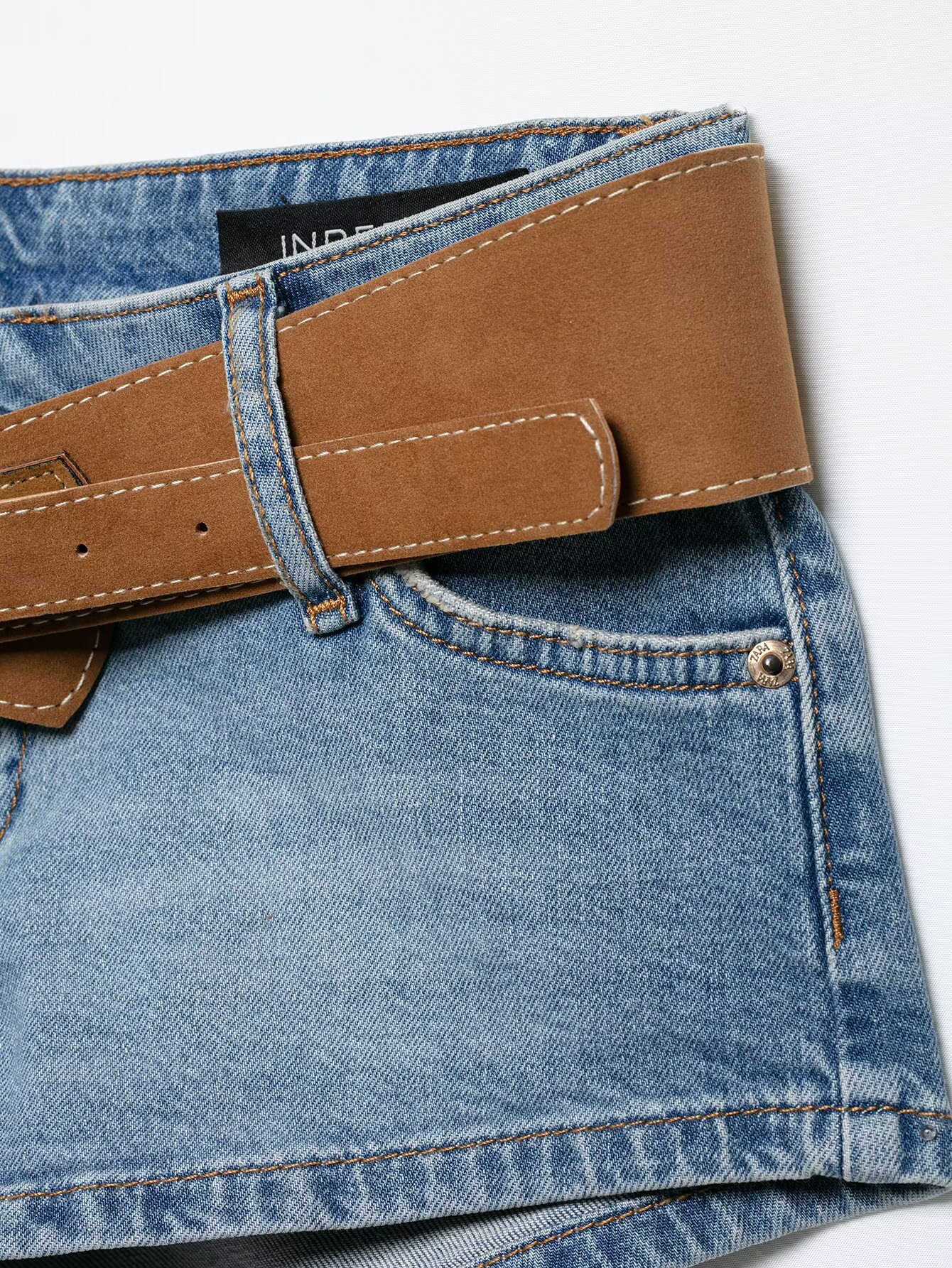 Casual High Waist Women's Shorts In Cotton