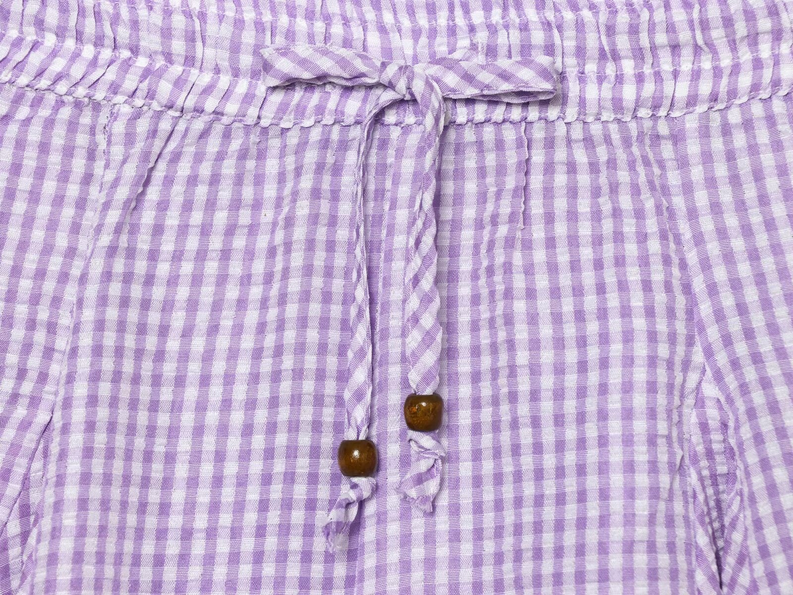 Plaid Loose Fit Women's Shorts With Mid Waist