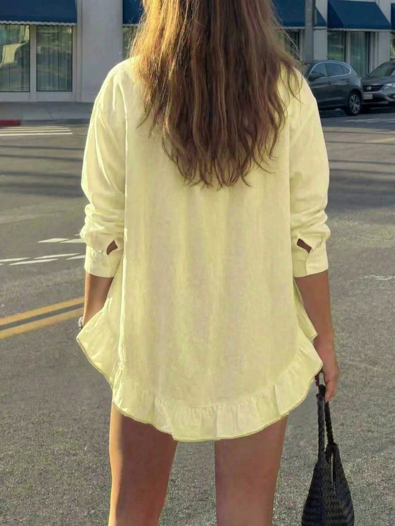Women's linen-type shirt