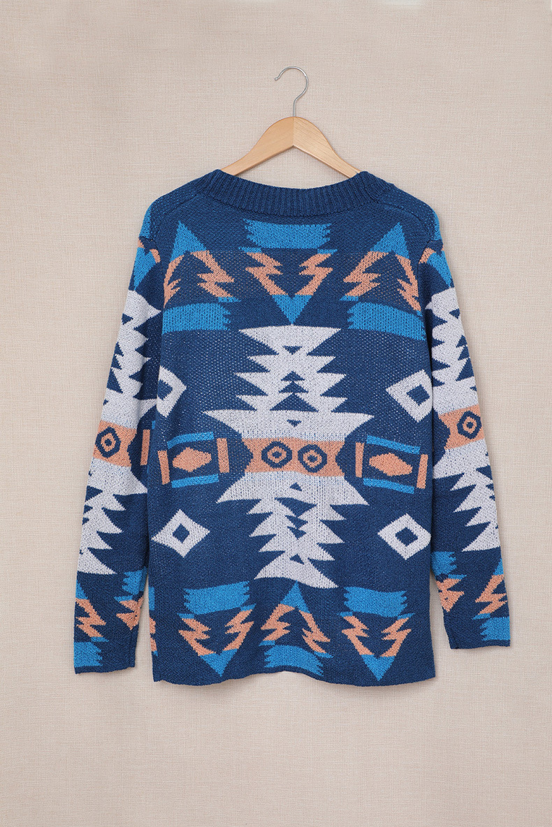 Casava Geometric Cardigan