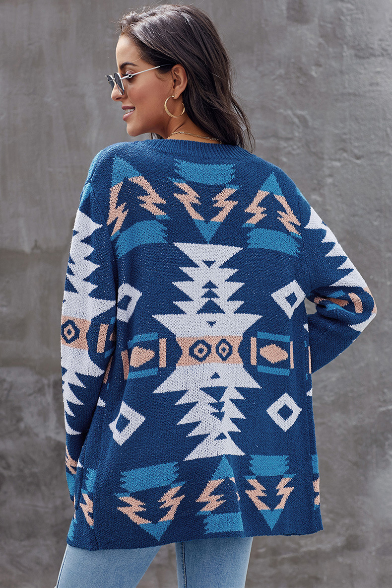 Casava Geometric Cardigan