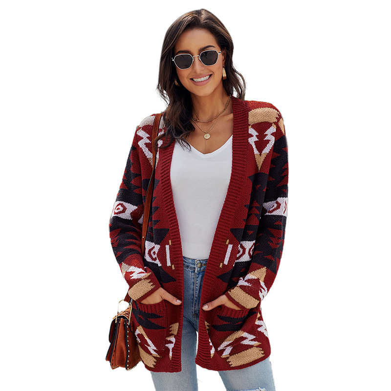Casava Geometric Cardigan