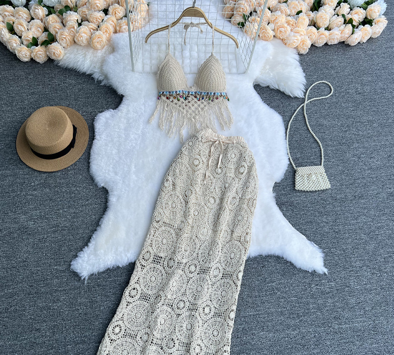 Casava Hollow Out Skirt Co-ord Se