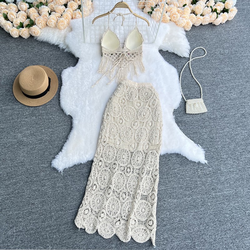 Casava Hollow Out Skirt Co-ord Se