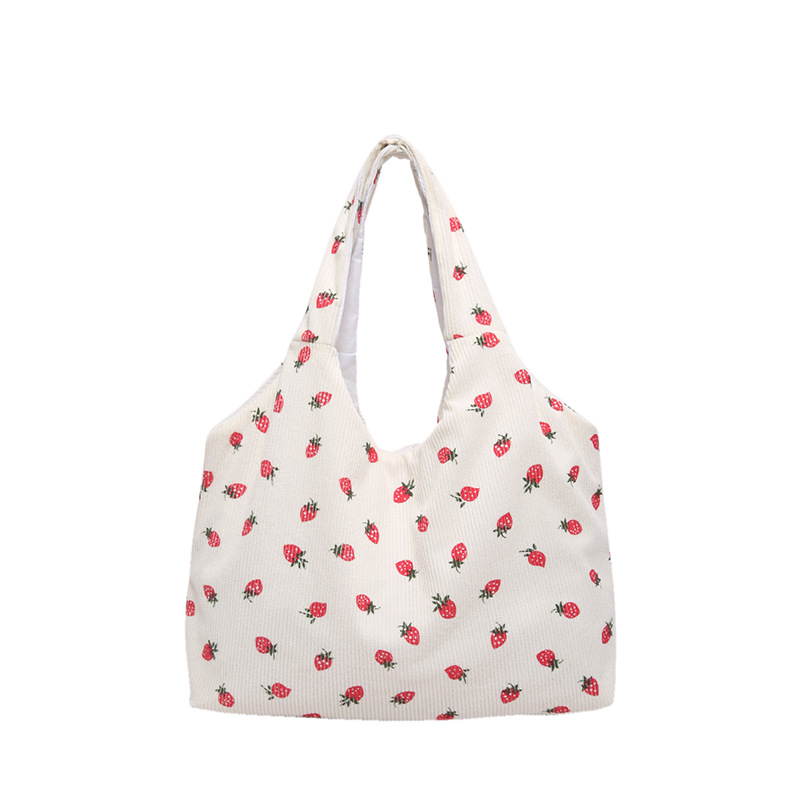 Casava Canvas Flower Tote Bag