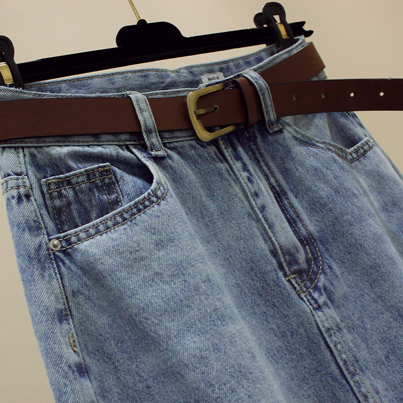 Casava Split Denim Skirt