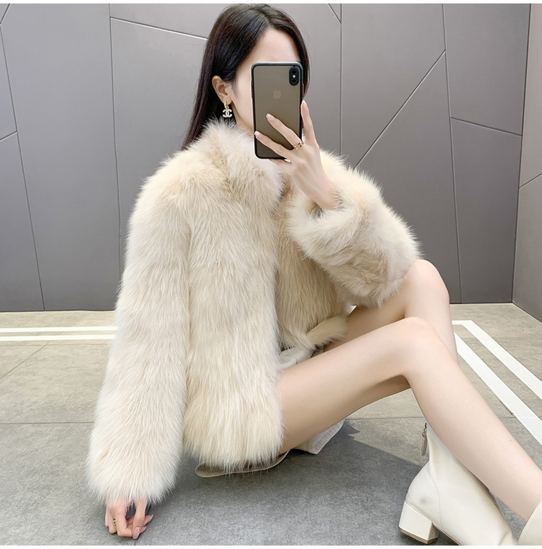 Casava Women Fur Coat
