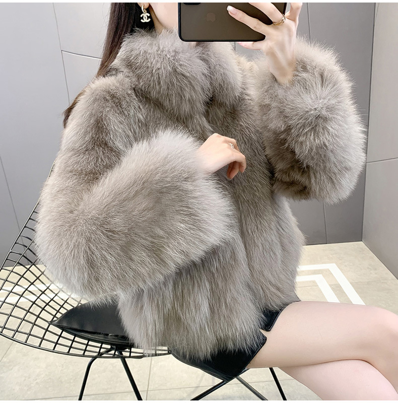 Casava Women Fur Coat