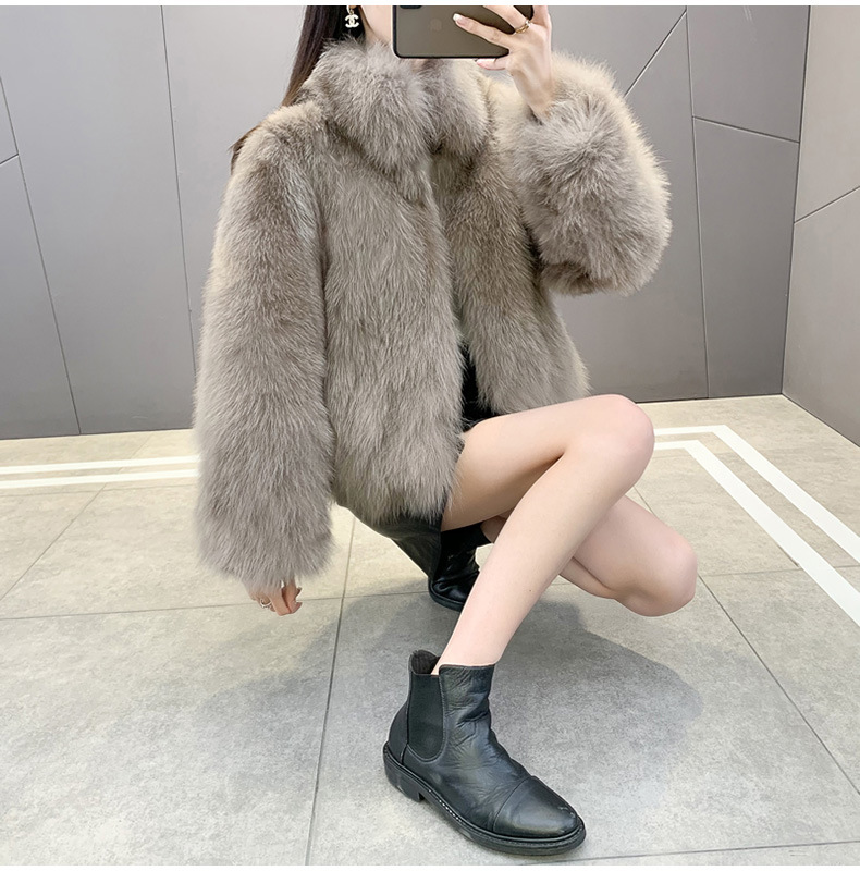 Casava Women Fur Coat