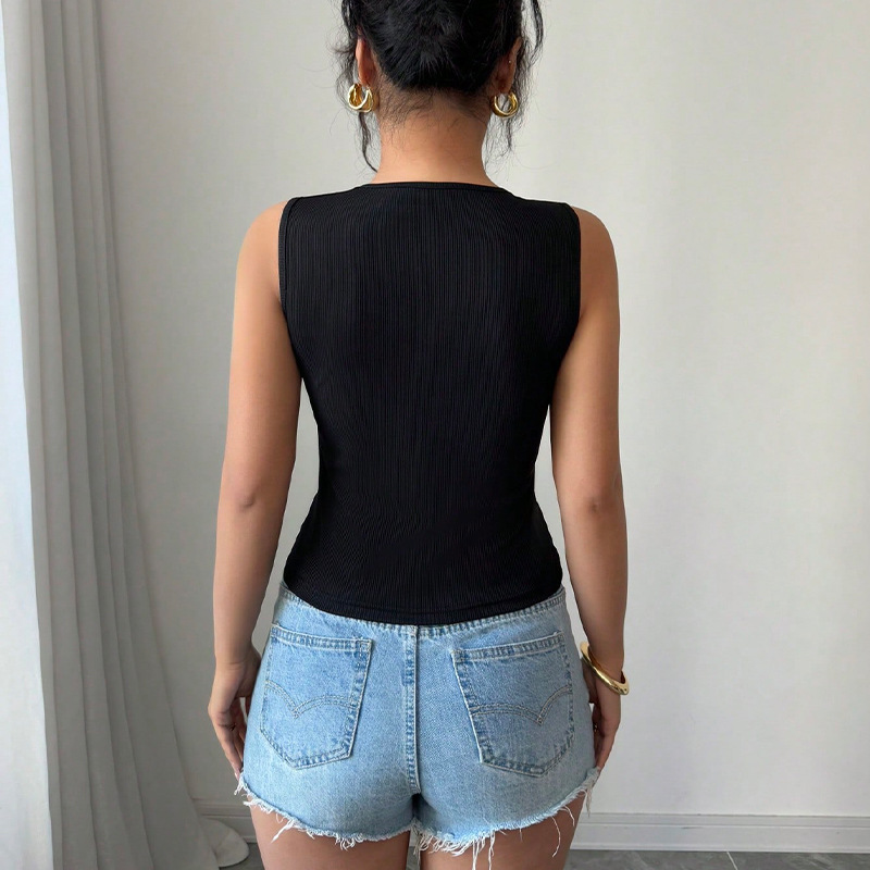Casava Sleeveless Sweater Blouse