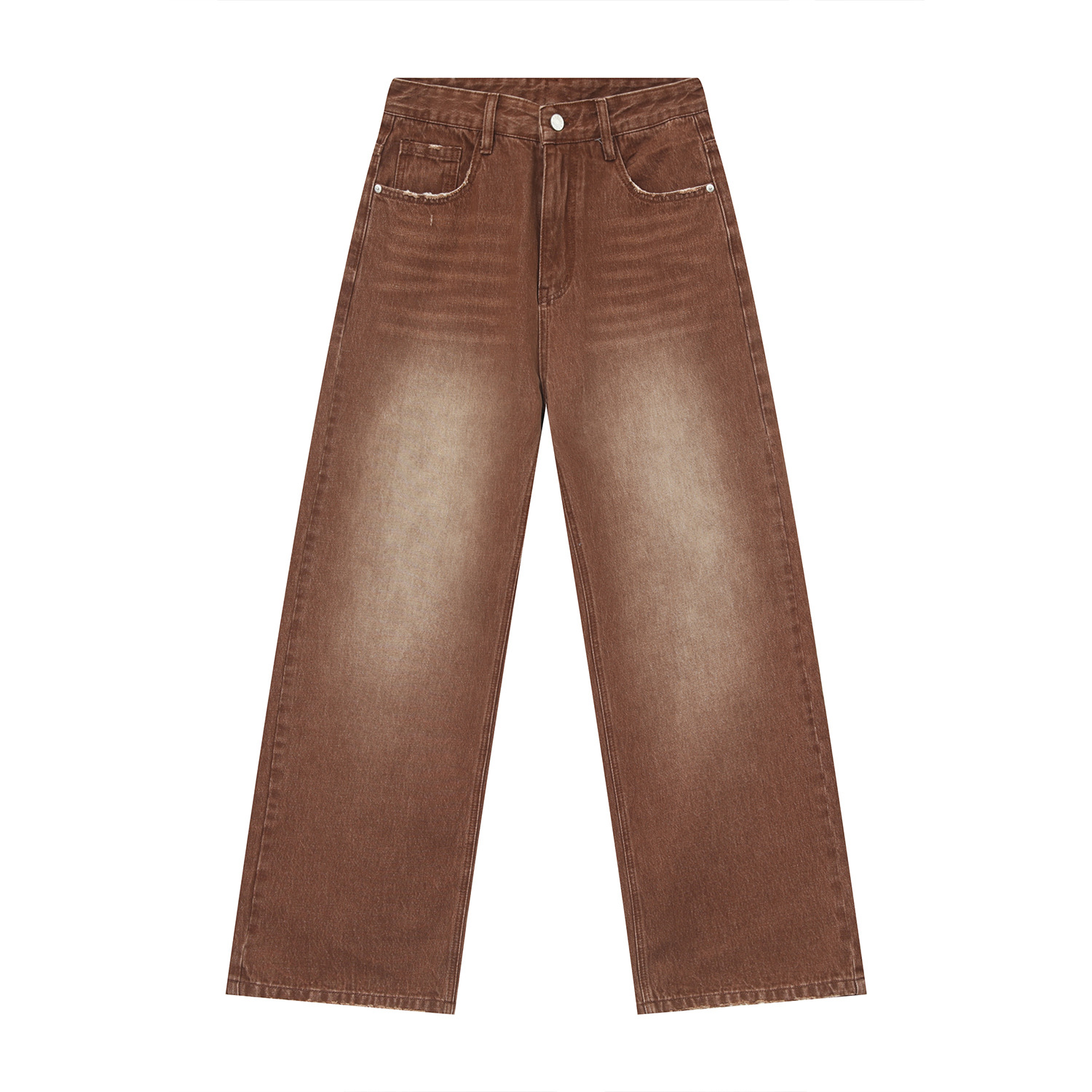 Casava Brown Washed Jeans