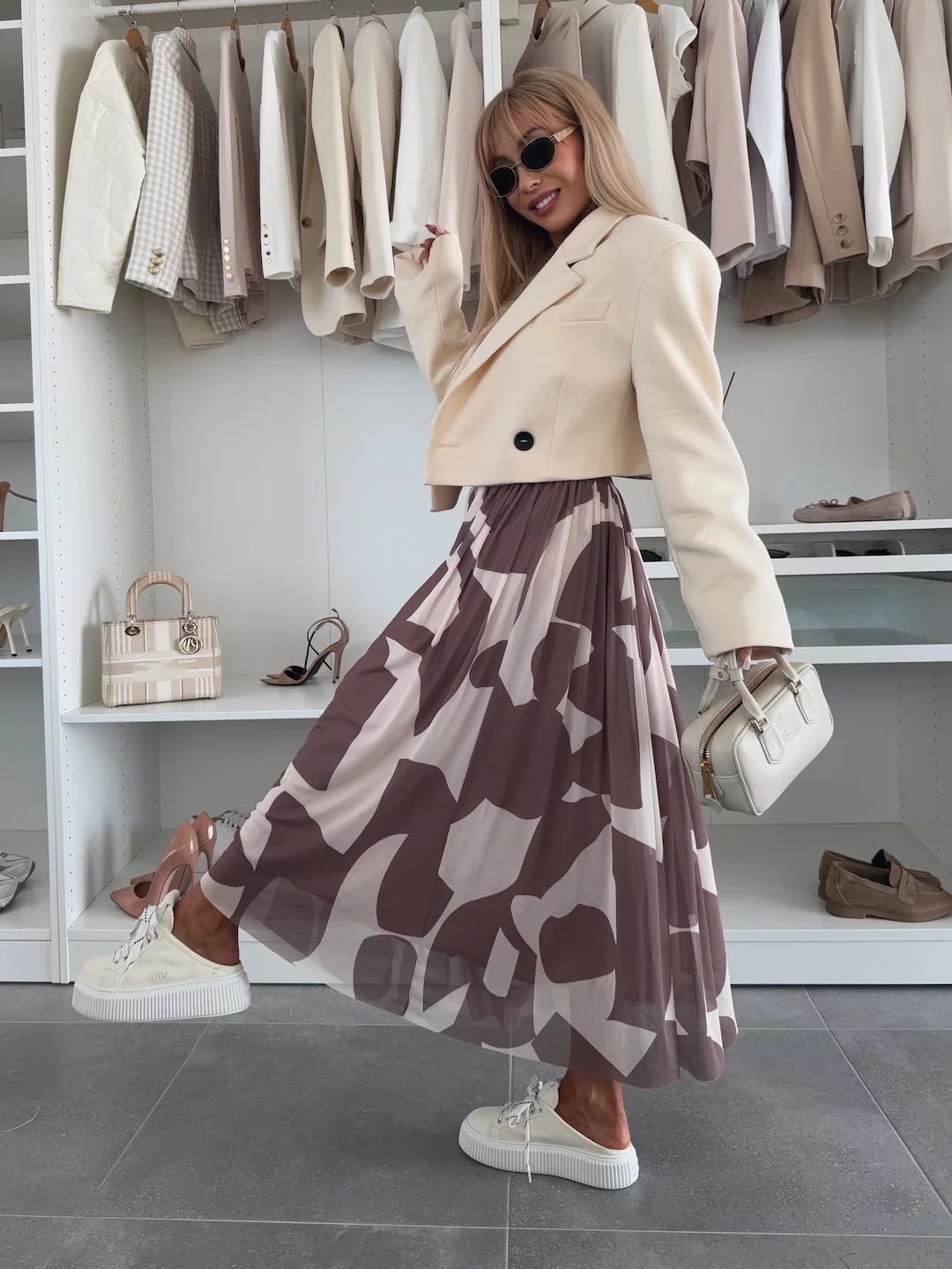 Casava Printed Maxi Skirt