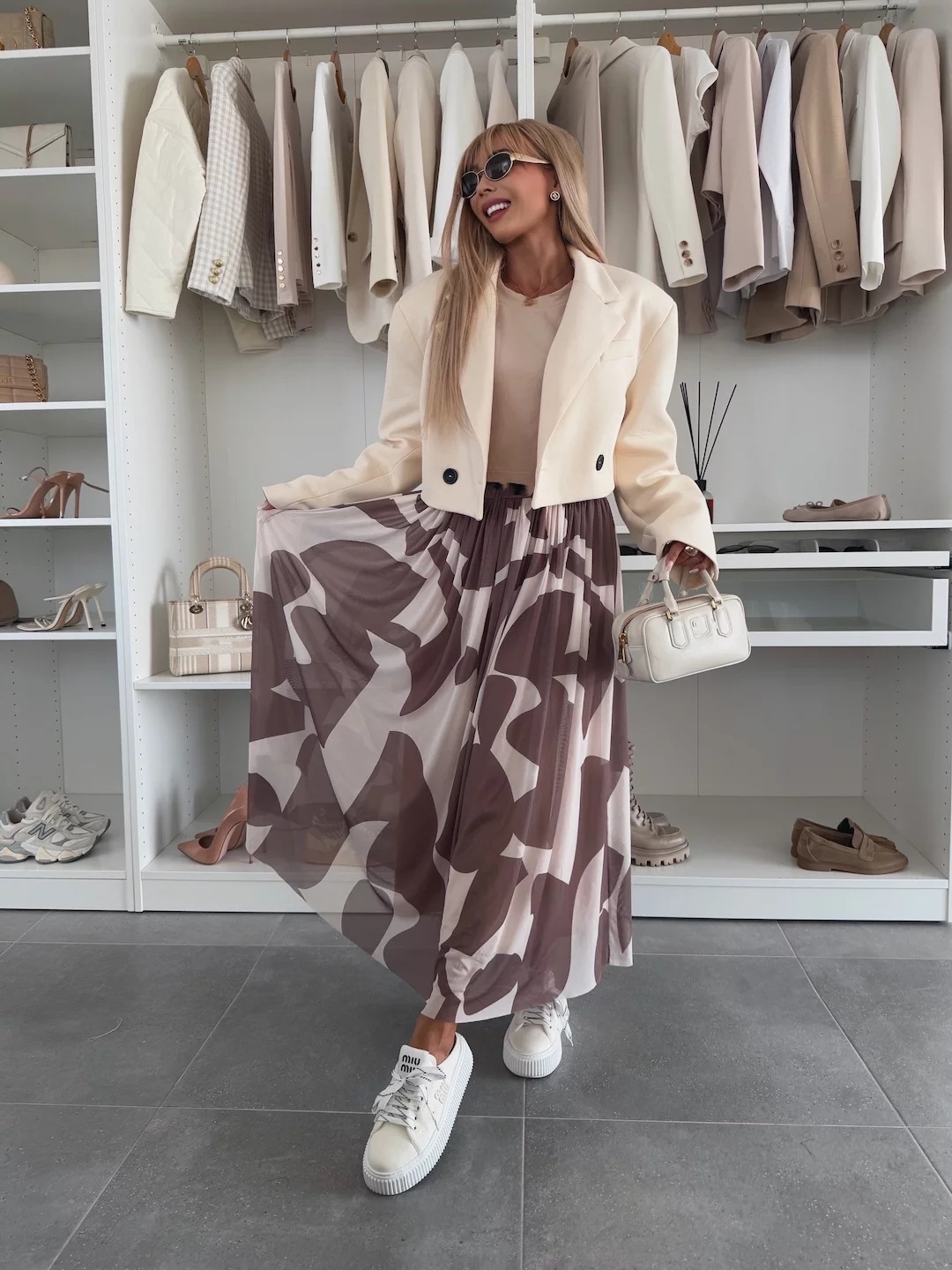 Casava Printed Maxi Skirt