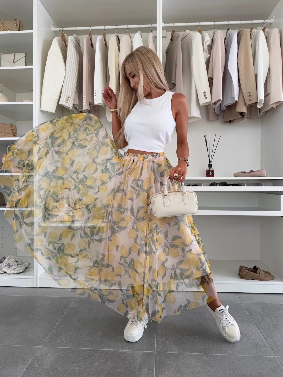 Casava Printed Maxi Skirt