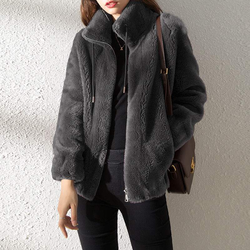 Casava  Two-Tone Woolen Coat