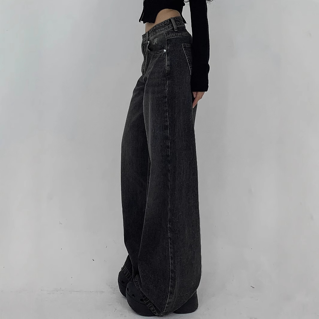 Casava Wide-leg Denim Pants
