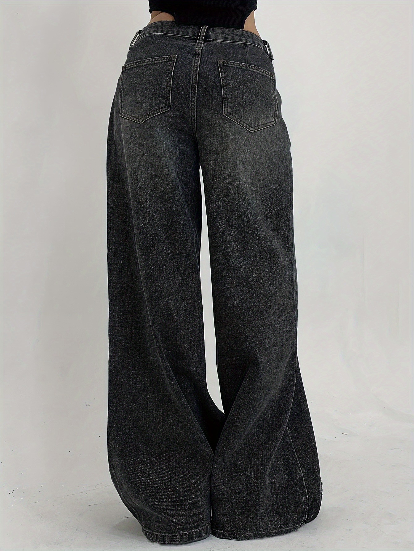 Casava Wide-leg Denim Pants