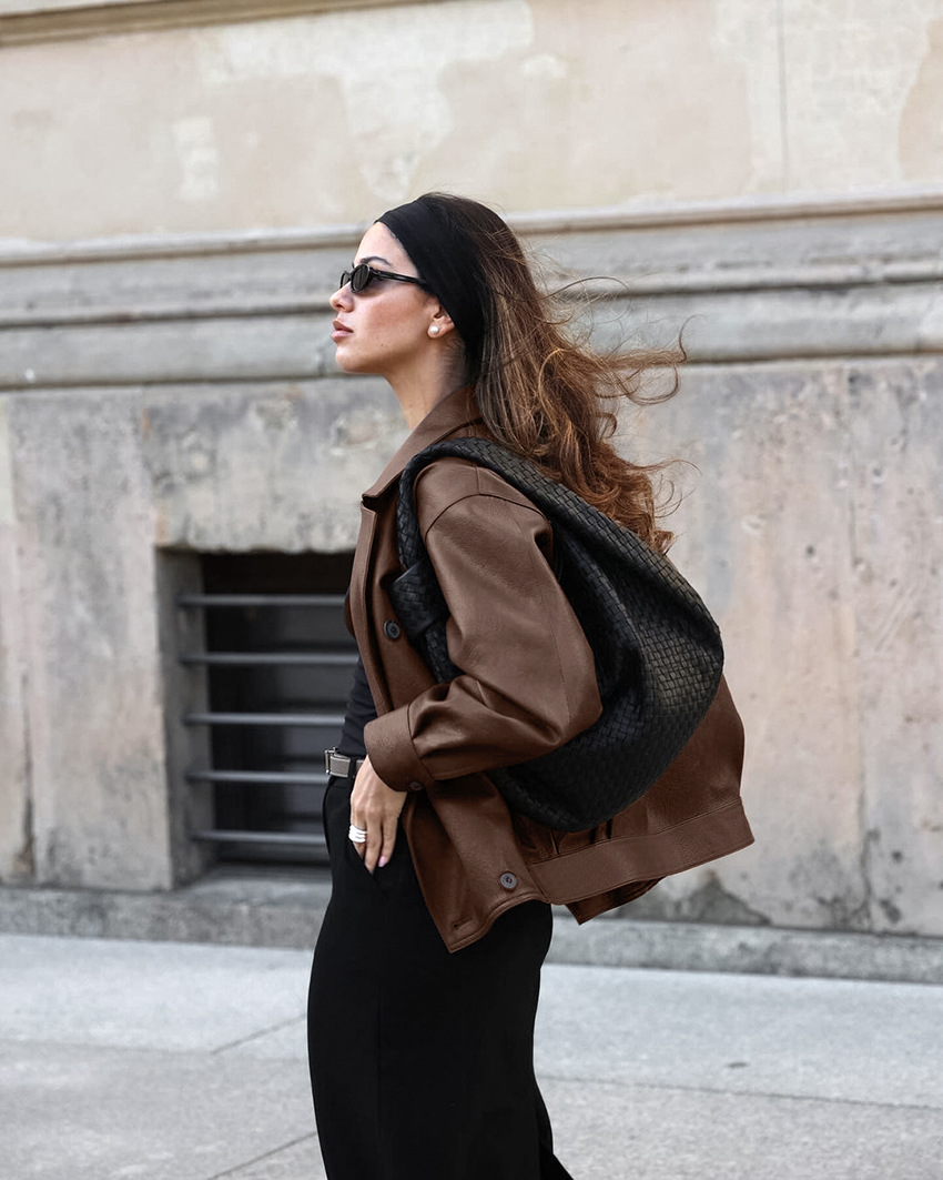Casava Brown Leather Jacket