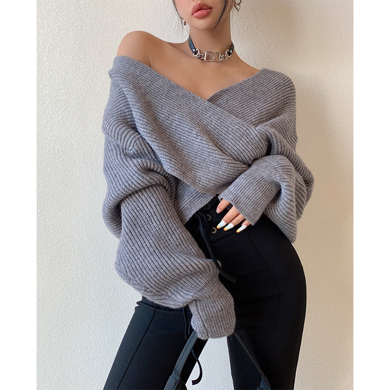Casava Cross-Shoulder Sweater