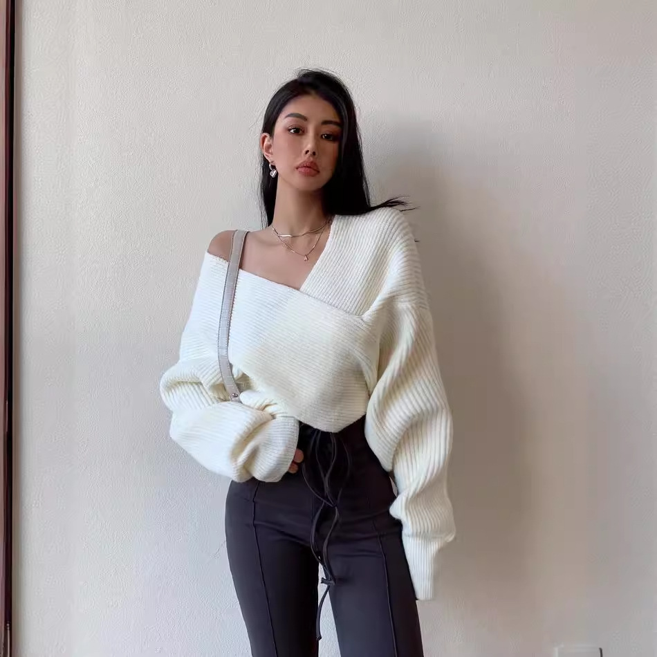 Casava Cross-Shoulder Sweater