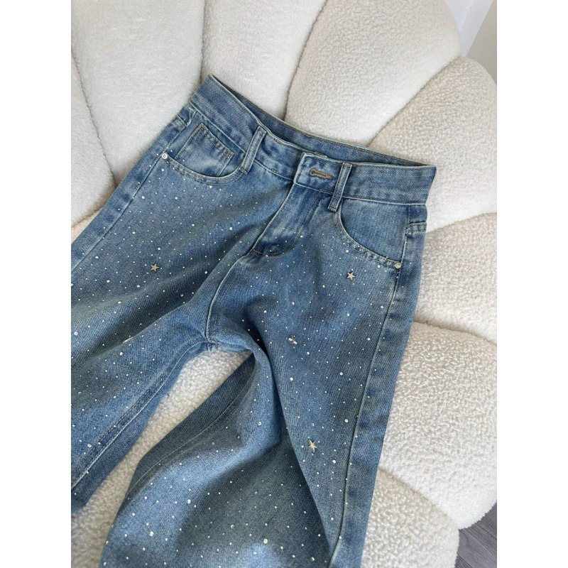 The Casava Rhinestone Denim Jeans
