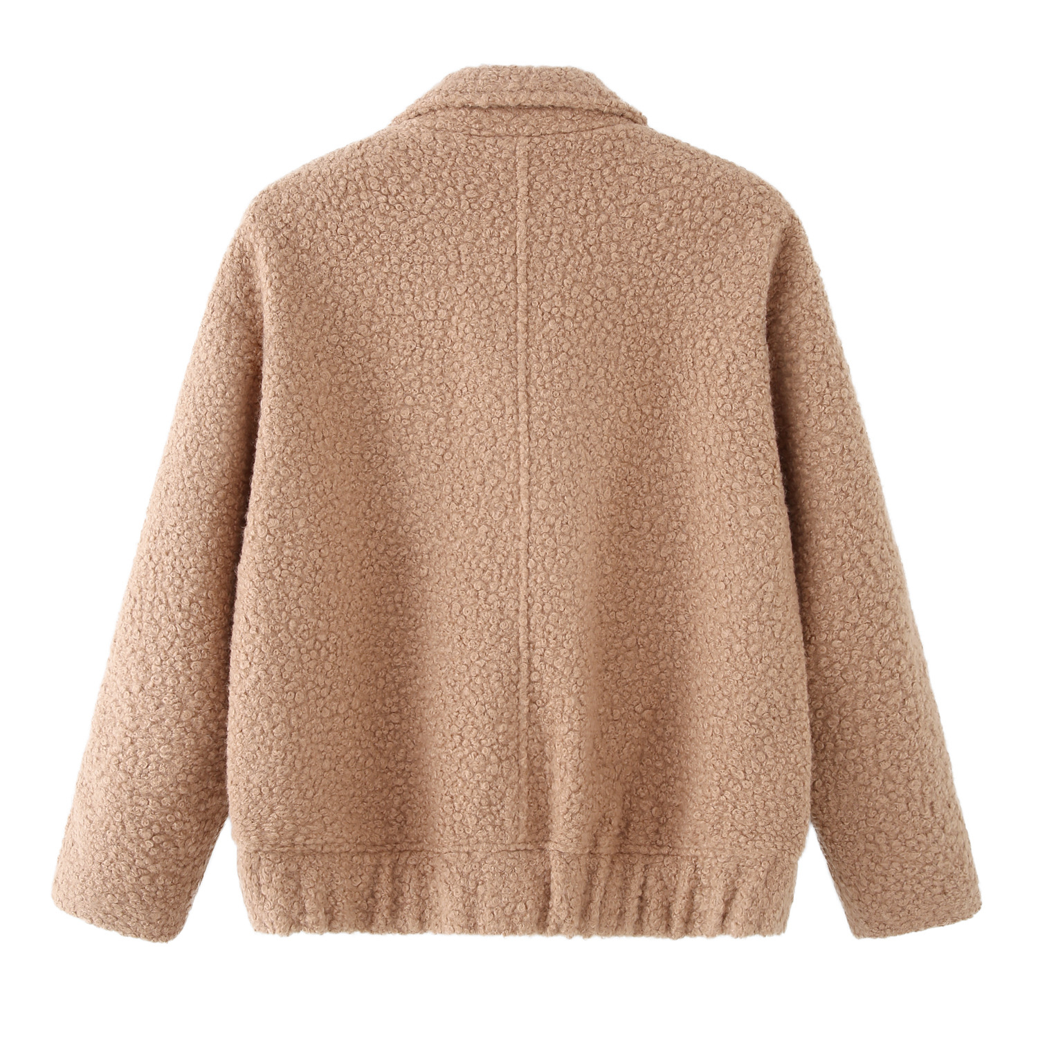 Casava Two-Tone Woolen Coat