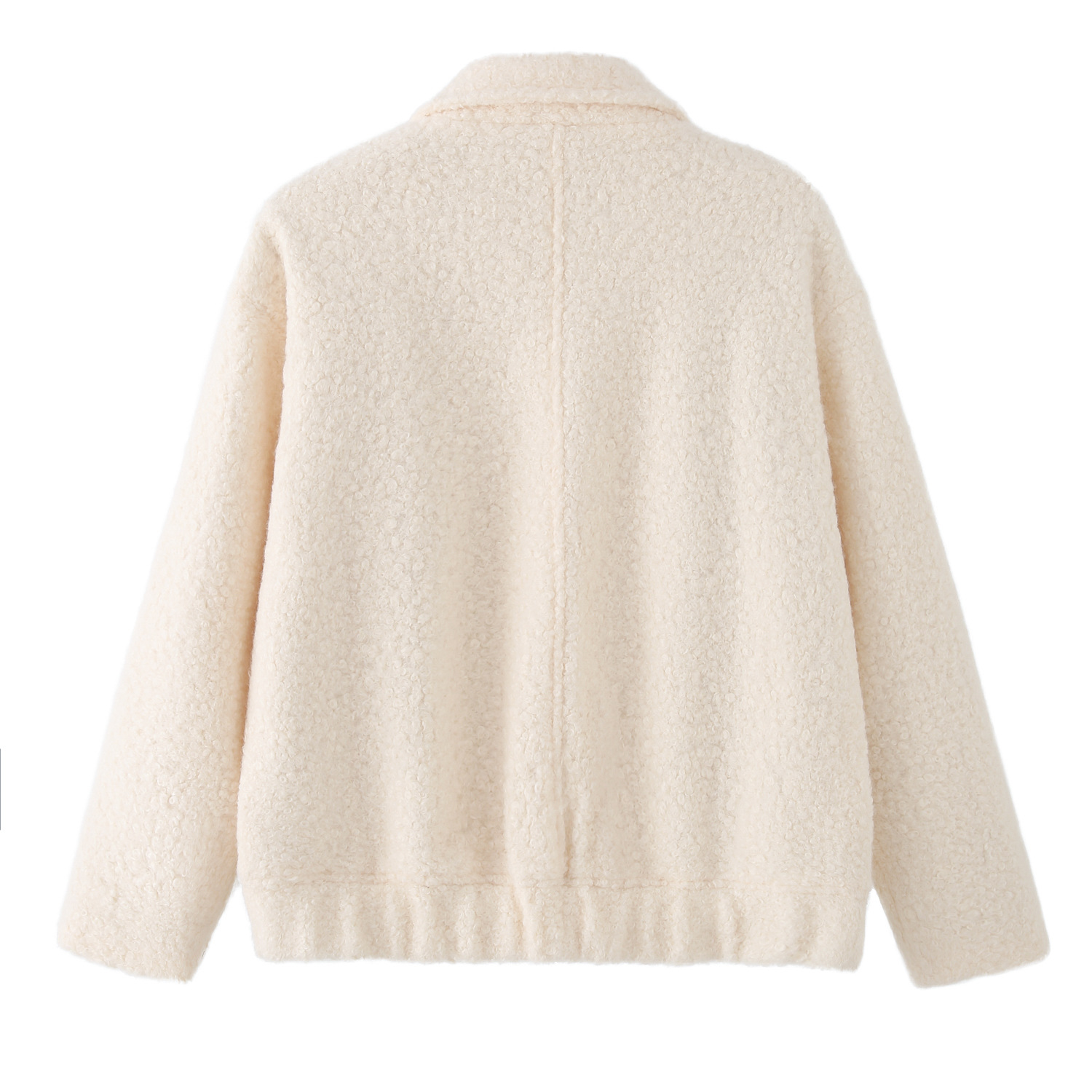 Casava Two-Tone Woolen Coat