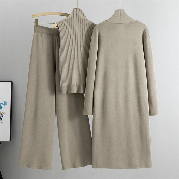 Casava Loose Knitted Three-Piece Set