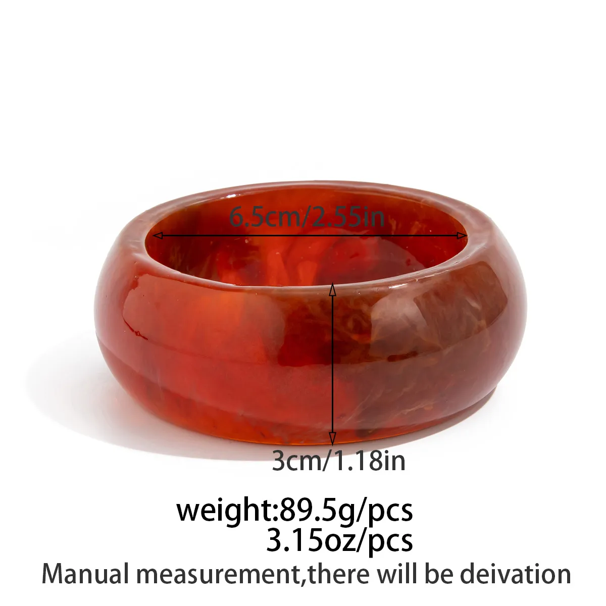 Irregular Acrylic Bangle for Unique Stylish Look