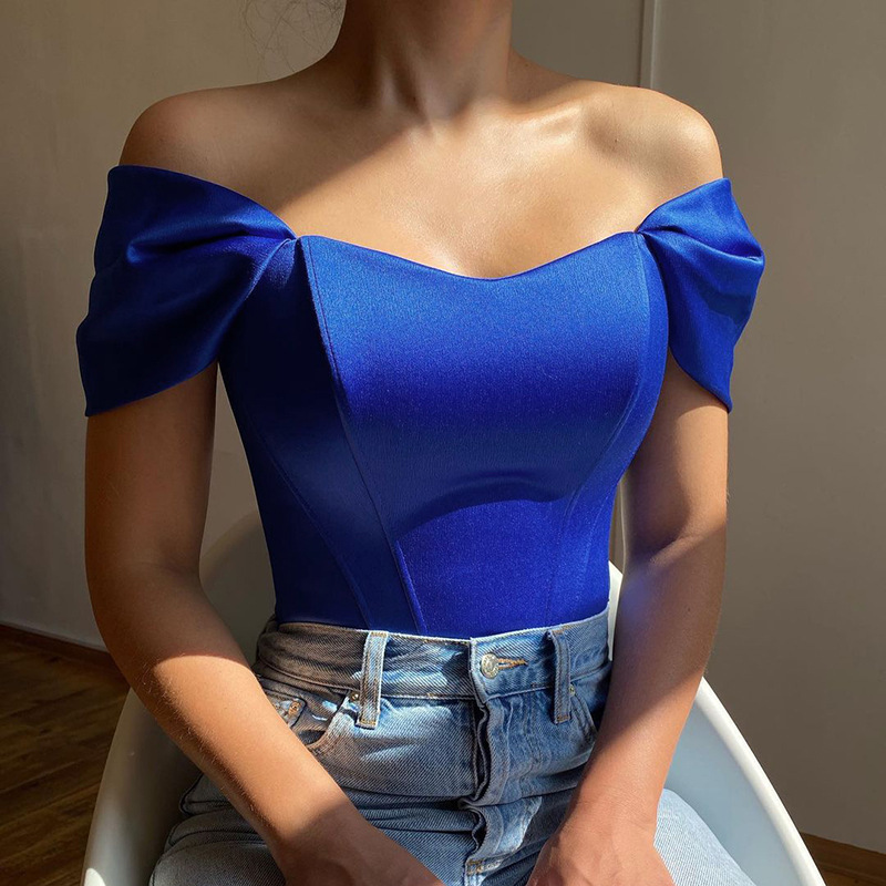 Women'S Elegant Solid Color Short Sleeve T-Shirts